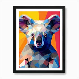 Koala Abstract Pop Art 4 Art Print