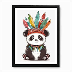 Indian Panda 9 Art Print