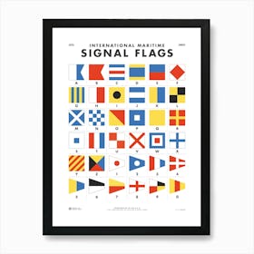 Maritime Signal Flags Art Print