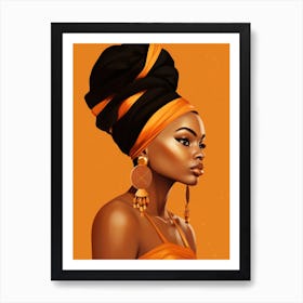 African Beauty 4 Art Print