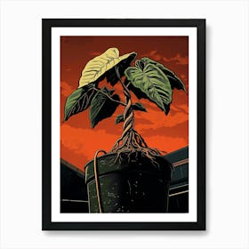 Plant In A Pot 1 Art Print