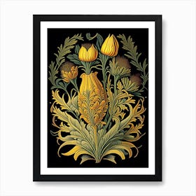 Turmeric Herb Vintage Botanical Art Print