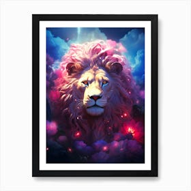 Lion In The Sky 1 Art Print