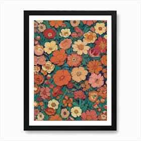 Default Flowers In Animation Like Walls 2 (3) Art Print