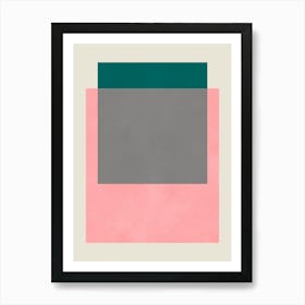 Modern geometry 7 Art Print