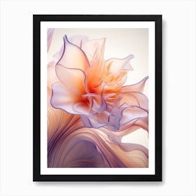 Abstract Flower 1 Art Print