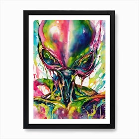 Alien Painting Art Print