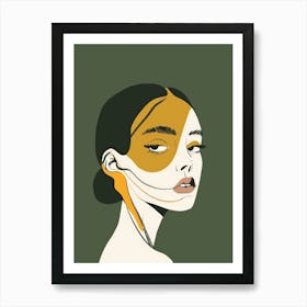 Portrait Of A Woman 266 Art Print