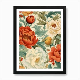 Floral Pattern 52 Art Print