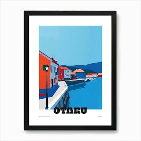 Otaru Japan 1 Colourful Travel Poster Art Print