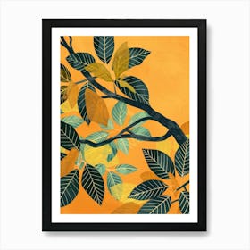 Autumn Leaves Canvas Print 2 Art Print