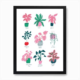 Houseplants Art Print