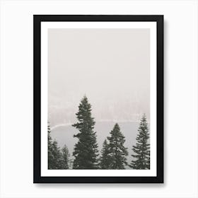 Snowy Winter Storm Art Print