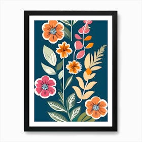 Floral Pattern 2 Art Print