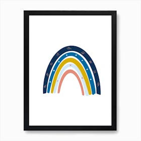 Sara Rainbow Transparent Art Print