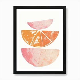 Orange Slices 7 Art Print