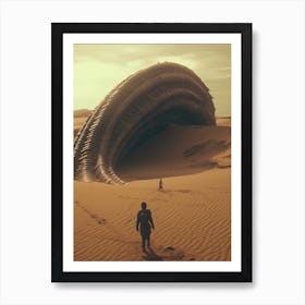 Dune Sand Desert Building 12 Art Print