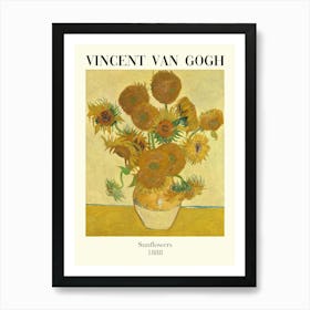 Vincent Van Gogh Sunflowers Art Print