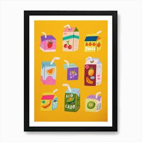 Juice Boxes 2 Art Print