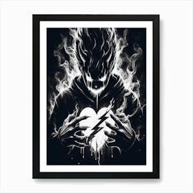 Demon Heart Art Print