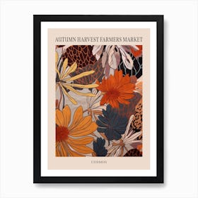 Fall Botanicals Cosmos 2 Poster Art Print