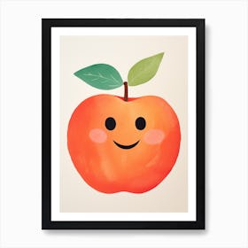 Friendly Kids Peach 3 Art Print