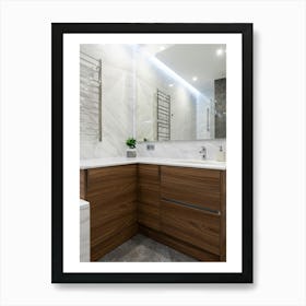 Modern Bathroom 2 Art Print