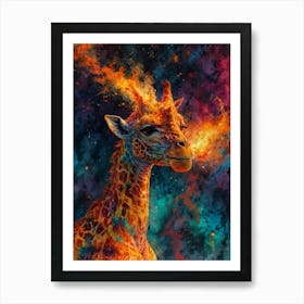 Giraffe 60 Art Print