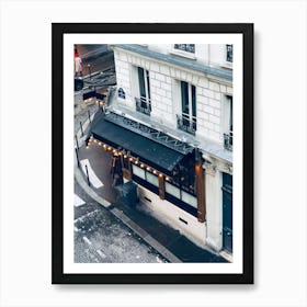 Paris Street Scene Art Print