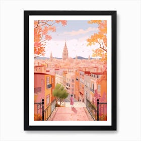 Valencia Spain 9 Illustration Art Print