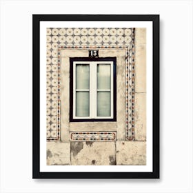 House Number 13 Lisbon Art Print