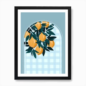 Lemon Tree Arch Art Print