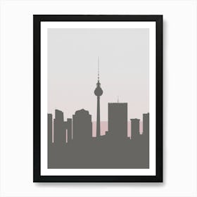 Berlin Skyline 1 Art Print