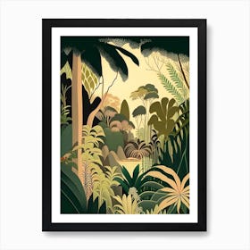 Hidden Paradise 6 Rousseau Inspired Art Print