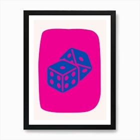 Dice Icon Art Print