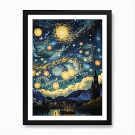 Starry Night Print Art Print
