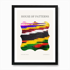 Textile Pattern Poster 16 Art Print