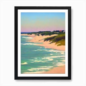 Bethany Beach Delaware Monet Style Art Print