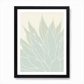 Close Up Succulents Art Print