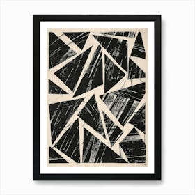 Triangles Art Print