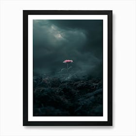 Flower In The Dark 98 Art Print