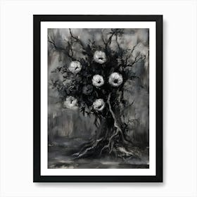 Tree Of Roses Art Print