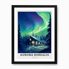 Aurora Borealis Travel Art Print