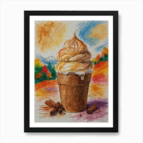 Ice Cream Sundae 8 Art Print