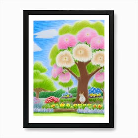 Tree In The Park Art Print