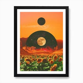 Lure Of Moon Art Print