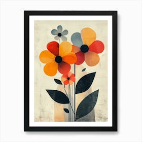 Flowers In A Vase 58 Art Print