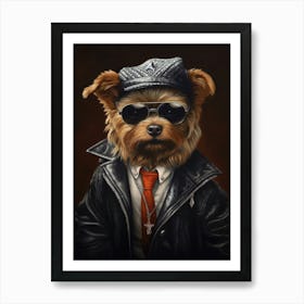 Gangster Dog Yorkshire Terrier 3 Art Print