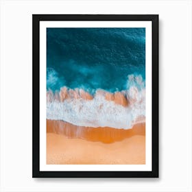 Aerial View Of The Beach 9 Art Print