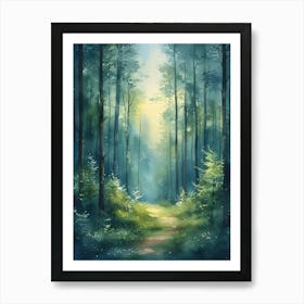 Forest Path 6 Art Print